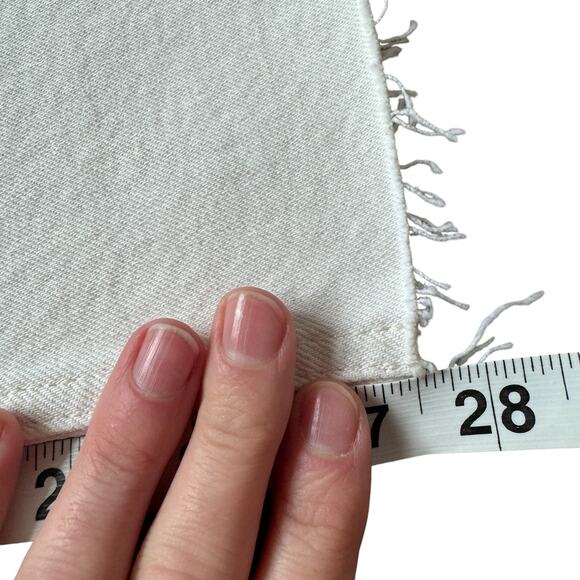 NEW Re/Done 70s Stovepipe Jeans Vintage White - Picture 8 of 12